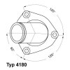 WAHLER Thermostat, Kühlmittel 4180.82D - 418082D für 13 38 069