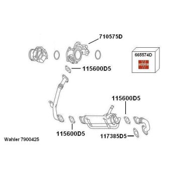 WAHLER Abgasrückführung 7900425
