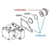 WAHLER Thermostat, Kühlmittel 410828.86D - 41082886D für 50 00 691 267 KIT