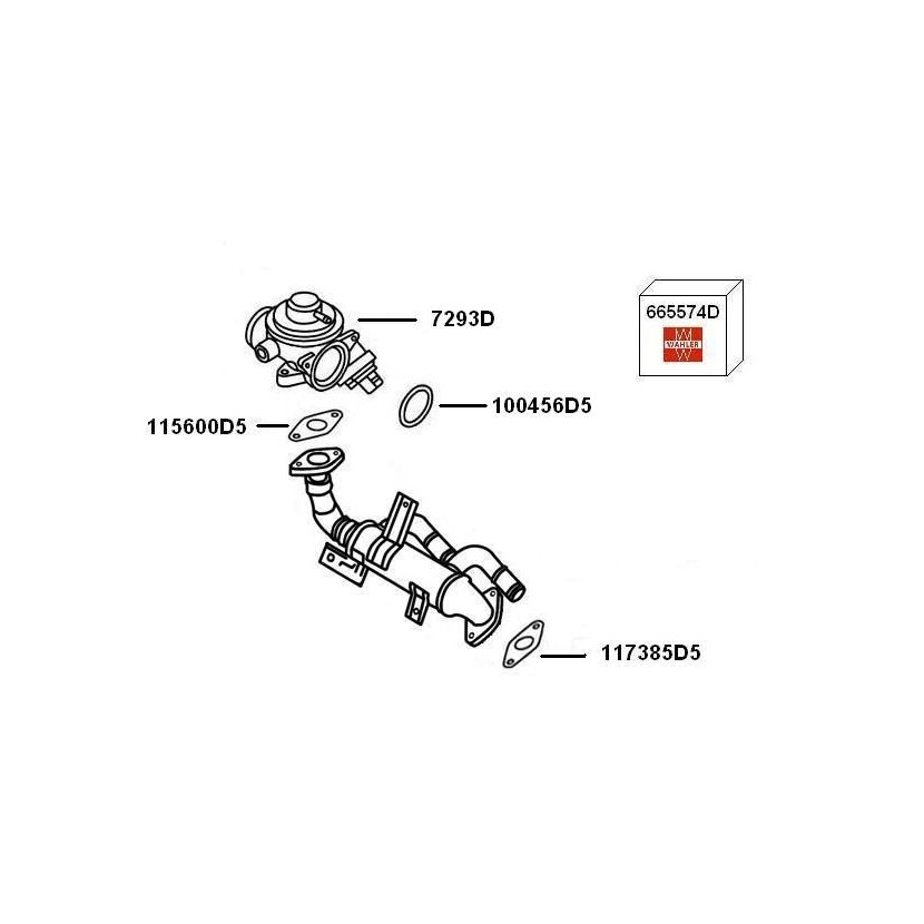 WAHLER Abgasrückführung 7900419