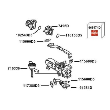 WAHLER Abgasrückführung 7900411