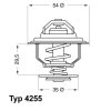 WAHLER Thermostat, Kühlmittel 4255.82D - 425582D für 13 38 024