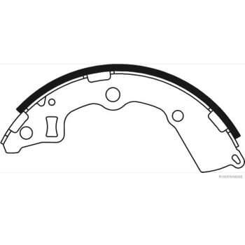 HERTH+BUSS JAKOPARTS Bremsbackensatz J3500322 für...
