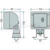 HELLA H3-Arbeitsscheinwerfer Ultra-Beam Heavy Duty - 1GA 007 506-011 - 1GA007506011