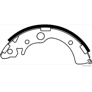 HERTH+BUSS JAKOPARTS Bremsbackensatz J3504012 für...