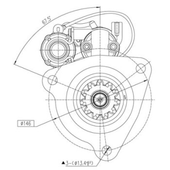 PRESTOLITE Starter M90R3547SE für M009T62171