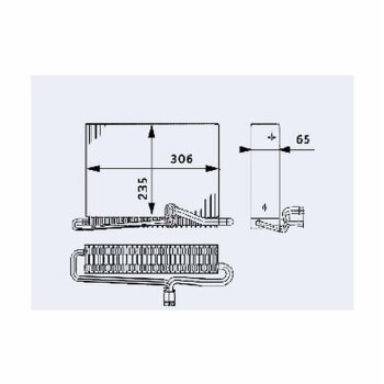 HELLA Verdampfer passend für Klimaanlage - 8FV 351...
