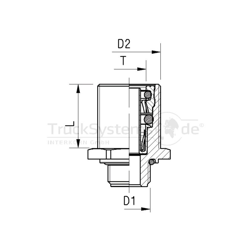 RAUFOSS COUPLINGS Schottstutzen mit ABC New Line - 909 12 022 - 90912022