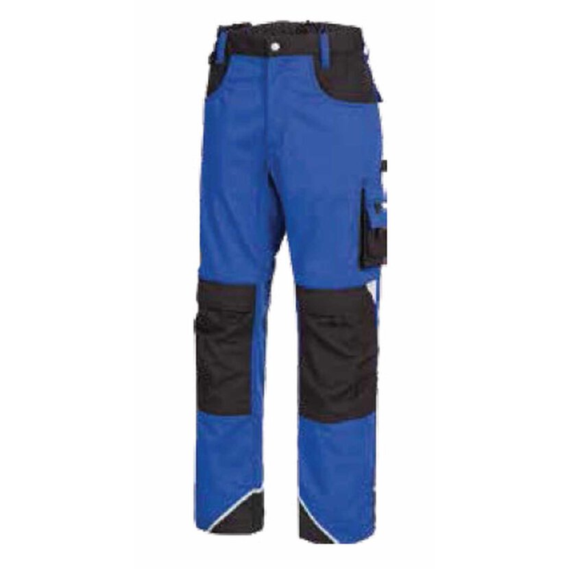 NITRAS SAFETY PRODUCTS Arbeitshose MOTION TEX PLUS - Gr.50 blau 7611-50 Knieschutz 76K Nitras - Gr.50blau7611-50Knieschutz76KNitras