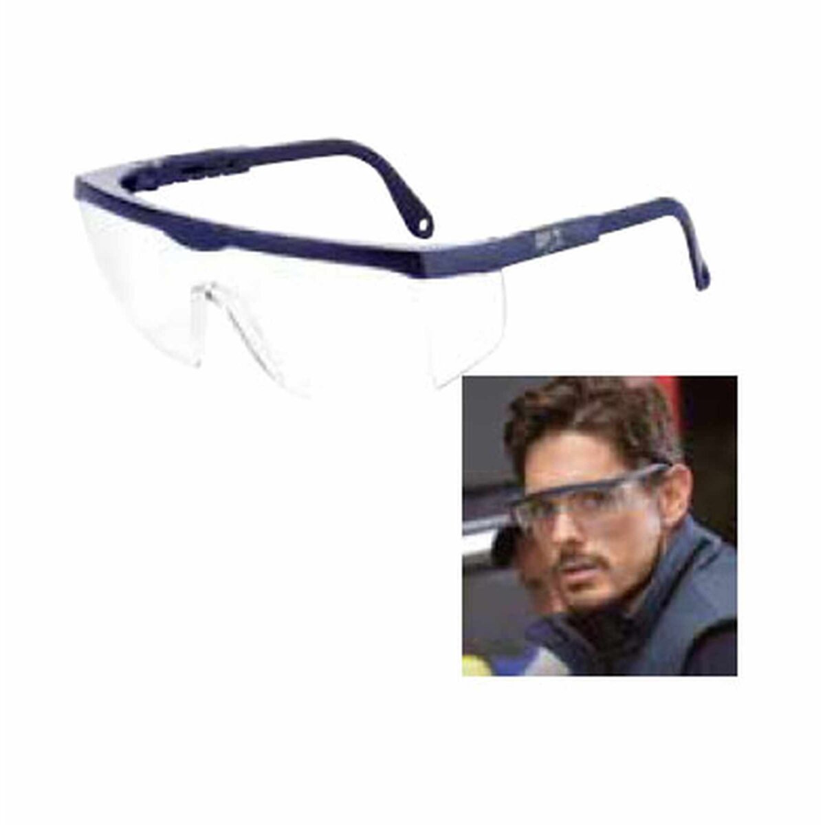 Schutzbrille EN 166 passend für EP 9996 UV 400 klar