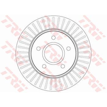 TRW Bremsscheibe DF6253S für 68032944AA