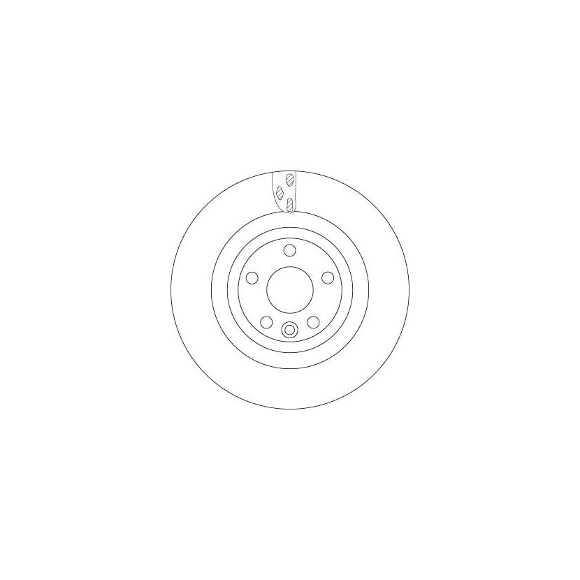 TRW Bremsscheibe DF6706S für T4A2061