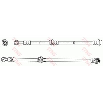 TRW Bremsschlauch PHD1064 für 51550M76G10000