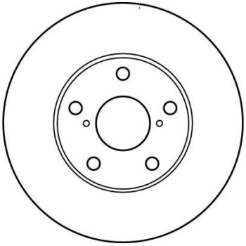 TRW Bremsscheibe DF4161 für 43512-42032