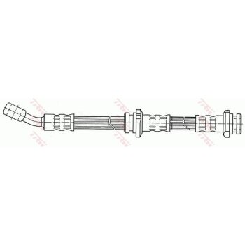 TRW Bremsschlauch PHD398 für 46210-0M000