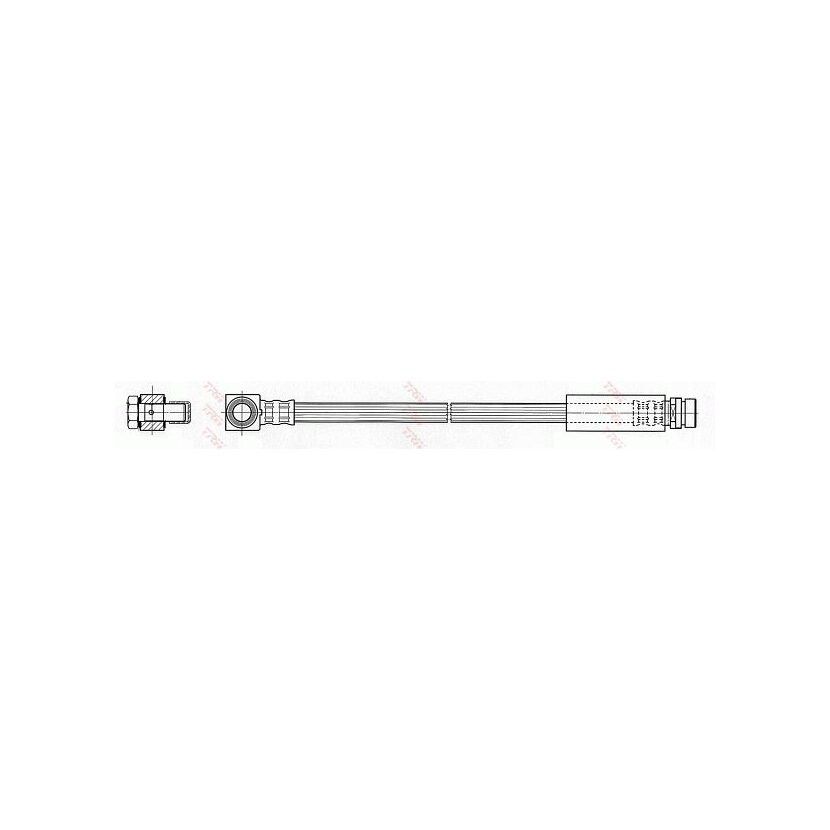 TRW Bremsschlauch PHD273 für 6784917