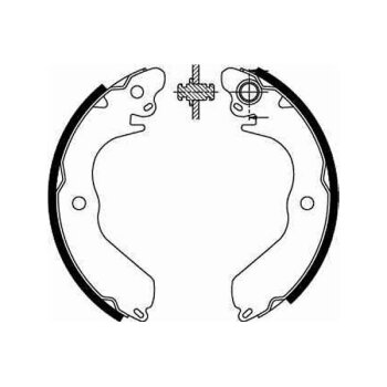 TRW Bremsbackensatz GS8553 für MB668746