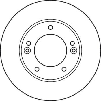 TRW Bremsscheibe DF6081S für 51712-3E500