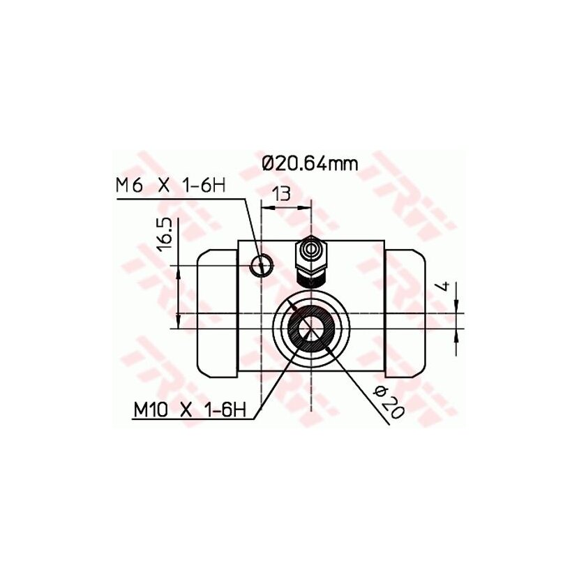 TRW Radbremszylinder BWF312 für 77362621