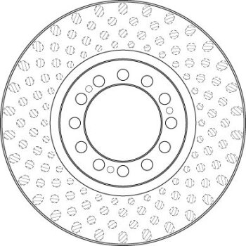 TRW Bremsscheibe DF5013S für 4 079 0005 00
