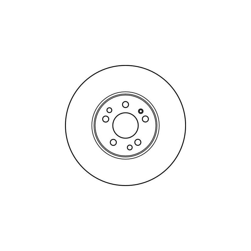 TRW Bremsscheibe DF2595S für A 140 421 09 12