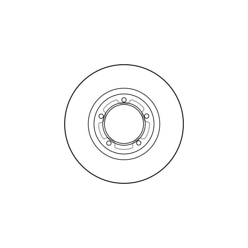 TRW Bremsscheibe DF2786 für 5029815