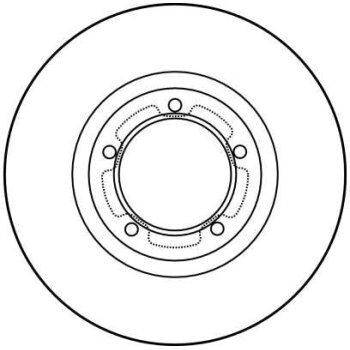TRW Bremsscheibe DF2786 für 5029815