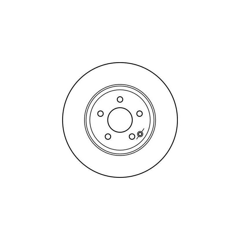 TRW Bremsscheibe DF4149S für 220421091264