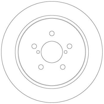 TRW Bremsscheibe DF6290 für 26700AG000