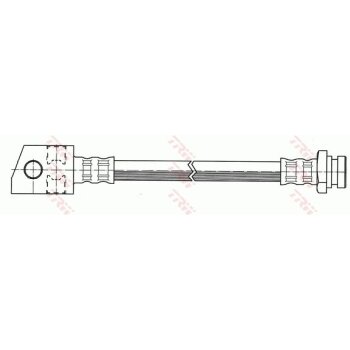 TRW Bremsschlauch PHA347 für 91142436