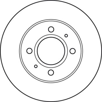 TRW Bremsscheibe DF4892 für 51712-02551
