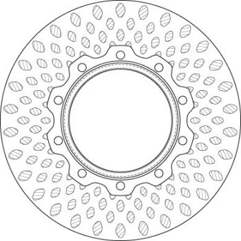 TRW Bremsscheibe DF5019S für 81.50803-0047