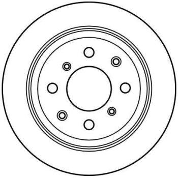 TRW Bremsscheibe DF2646 für 42510-SK7-000