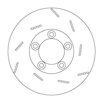 TRW Bremsscheibe DF6321S für 971615602P