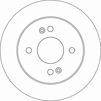 TRW Bremsscheibe DF6949 für 58411-B9000