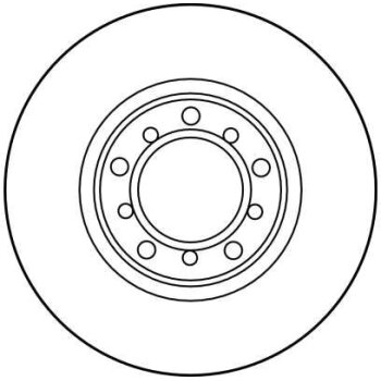 TRW Bremsscheibe DF1573 für 115 421 14 12