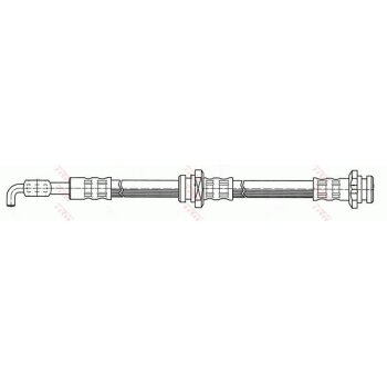 TRW Bremsschlauch PHD425 für 97124879