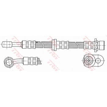 TRW Bremsschlauch PHD578 für 01464-S2H-000