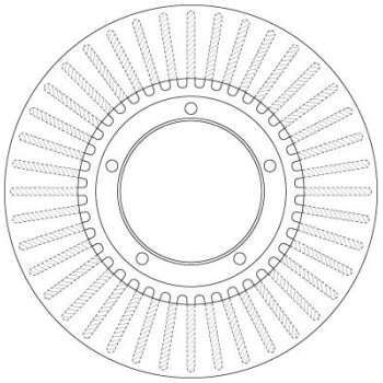 TRW Bremsscheibe DF6486 für 477 405 083 A