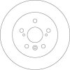 TRW Bremsscheibe DF6760 für 42431-06120