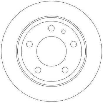 TRW Bremsscheibe DF4333 für 1 158 576
