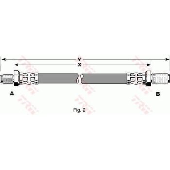 TRW Bremsschlauch PHC220 für 546730