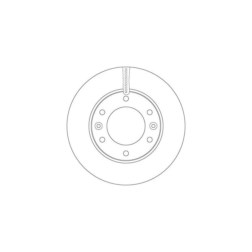 TRW Bremsscheibe DF6446 für 51712-4H500