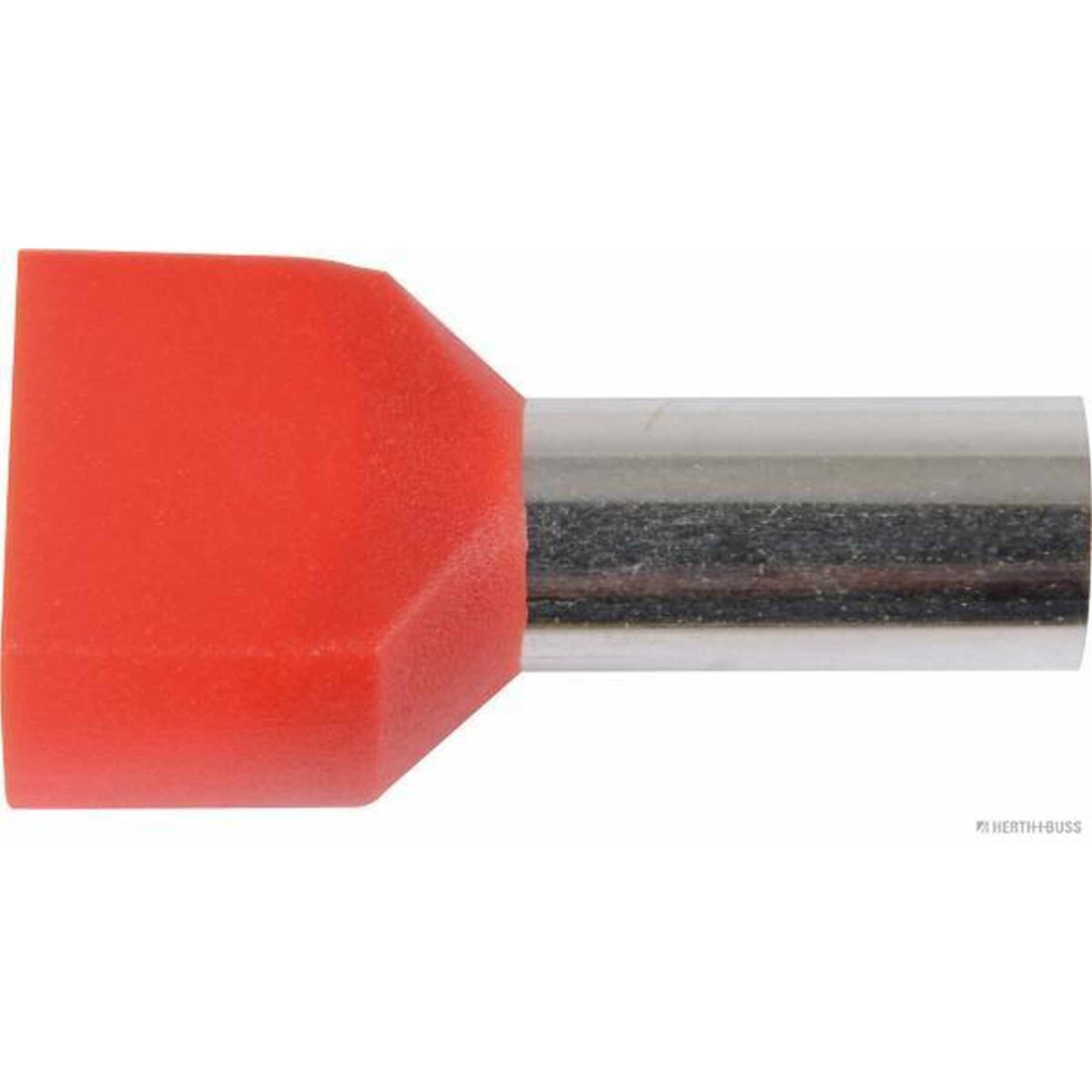 HERTH+BUSS Quetschverbinder Kabelendhülse, 2 x 10 mm², rot - 50252187