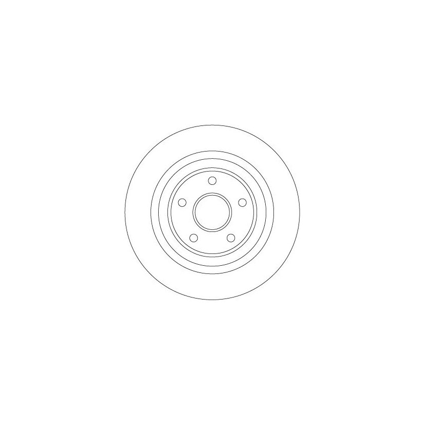 TRW Bremsscheibe DF4413BS für 82 00 002 874