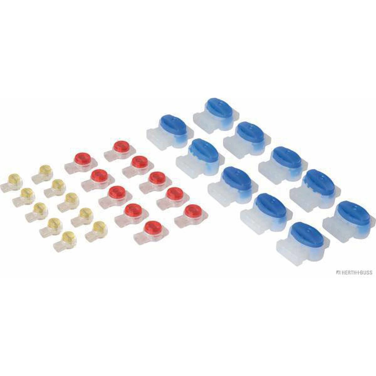 HERTH+BUSS Leitungsverbindersatz 2 & 3-polig, 10x gelb, 10x rot, 10x blau - 50252595066