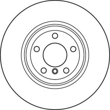 TRW Bremsscheibe DF6070S für 34 21 6 793 246