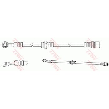 TRW Bremsschlauch PHD992 für 96397200