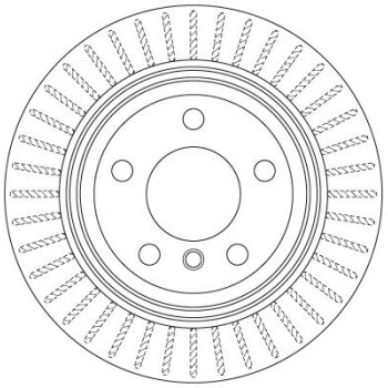 TRW Bremsscheibe DF6513S für 34 21 6 864 900