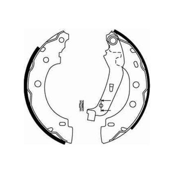 TRW Bremsbackensatz GS8650 für 44060-00QAG